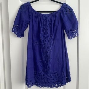 Free People dress purple, size small.